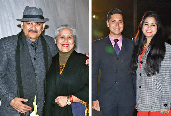 Maj Gen Rajan & Sumedha Kochhar (R) Shivesh & Mandakini Tiwari (BCCL/ Vishnu Jaiswal)
