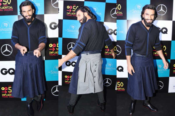 Ranveer Singh Astonished Us In A Royal Blue Suit And White Sports Shoes At  An Event 