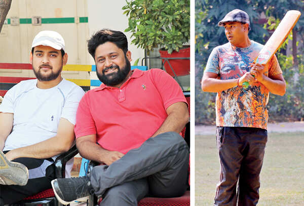 Arun Nigam and Mirza Ali (R) Darpan Baranwal (BCCL/ Unmesh Pandey)
