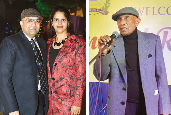 Ashish and Ruchi Kapoor (R) Dr SA Sadiq (BCCL/ Farhan Ahmad Siddiqui)