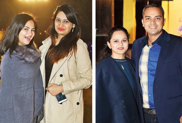 Radhika and Sanya (R) Sakshi and Kunal Bhargava (BCCL/ Farhan Ahmad Siddiqui)