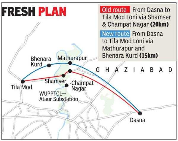 GDA Changes Alignment Of Northern Peripheral Road | Ghaziabad News ...