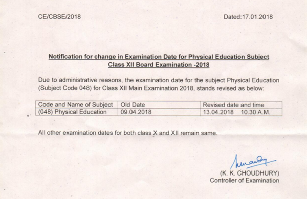 Cbse Date Sheet: CBSE Class 12 board exam date sheet revised, check ...
