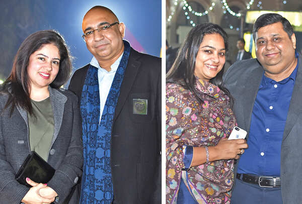 Ruchi and Sandeep Bajaj (R) Ruchna and Kunal (BCCL/ Farhan Ahmad Siddiqui)