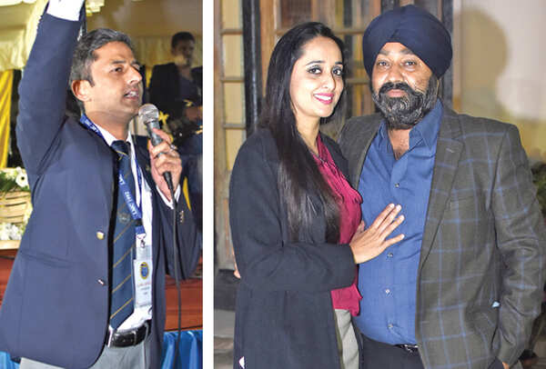 Ujjwal Kapoor (R) Jasleen and Satbeer Kohli (BCCL/ Farhan Ahmad Siddiqui)