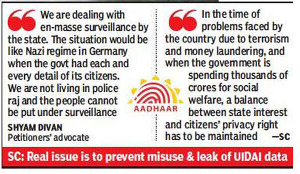 Need to maintain balance between citizens’ right to privacy and ...
