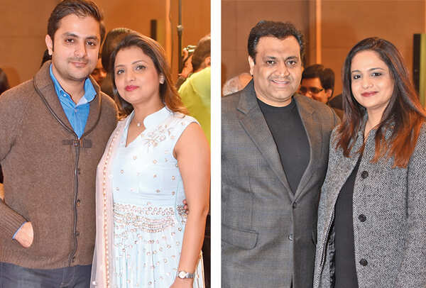 Sachin and Ankita (R) Vishal and Sonu Gulati (BCCL/ Farhan Ahmad Siddiqui)