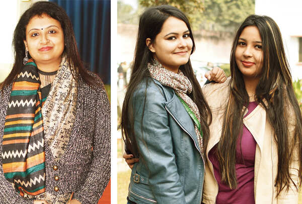 Dr Ushmita Kaul and Muskaan (L) and Shrishti (BCCL/ Farhan Ahmad Siddiqui)