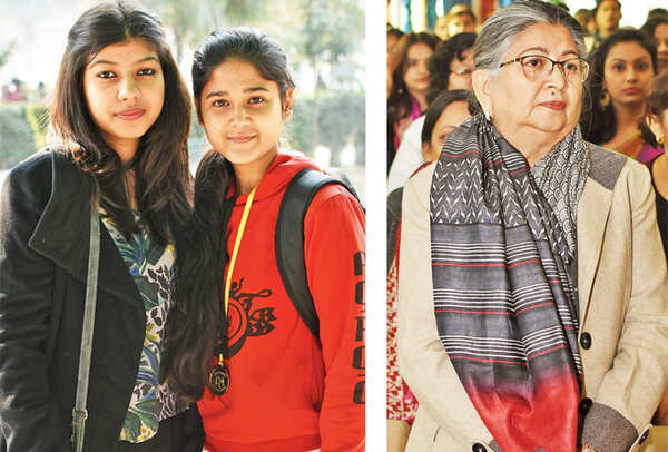 Prerna and Siddiqua (R) Sabiha Anwar (BCCL/ Farhan Ahmad Siddiqui)
