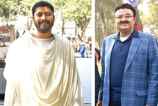 Majid Khan and Navneet Sehgal (BCCL/ Farhan Ahmad Siddiqui)