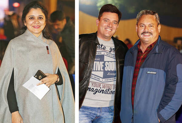 Shilpa (R) Warren Hopkins (L) and Trevor (BCCL/ Aditya Yadav)