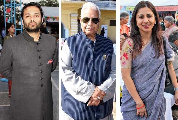 Ali Khan Mehmudabad, Ammar Rizvi and Arshiya (BCCL/ Farhan Ahmed Siddiqui and Vishnu Jaiswal)