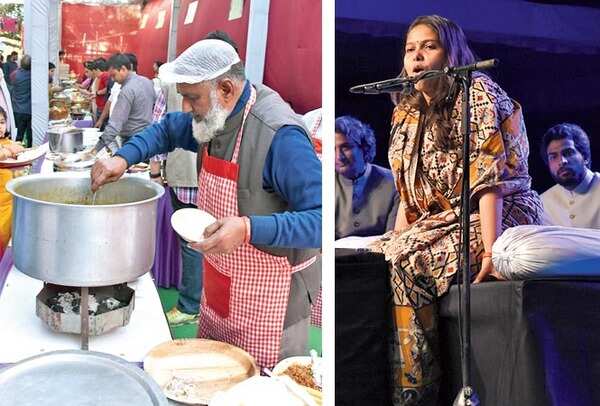 The food festival witnessed a huge turnout while Sabika Abbas' shayari kept the guests engrossed (BCCL/ Farhan Ahmed Siddiqui and Vishnu Jaiswal)