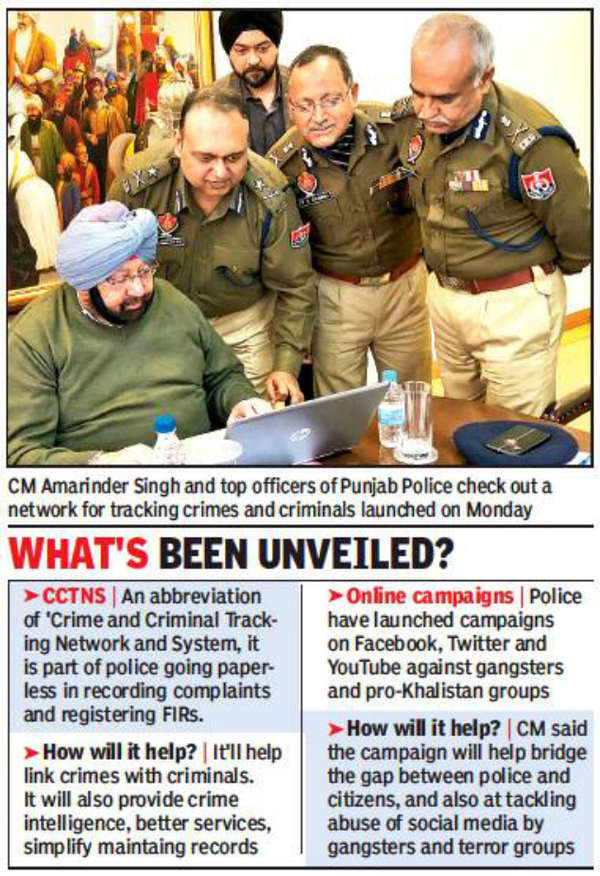 Punjab: Punjab cops get digital at stations, on social media ...