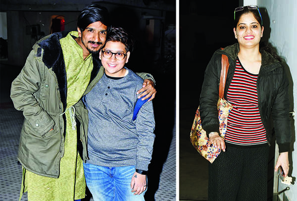 Raza Hussain and Megha (R) Rekha Pachauri (BCCL/ Vishnu Jaiswal)