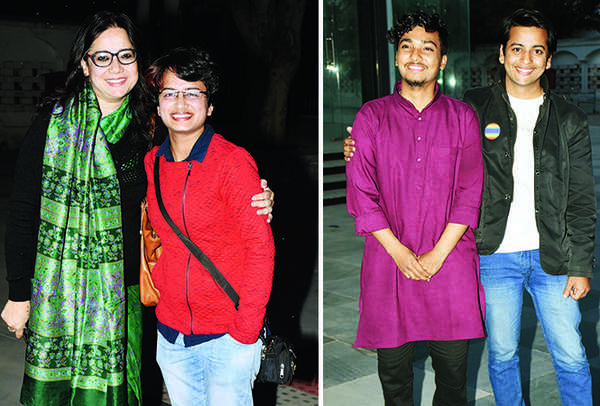 Sadaf Jafar and Priyam (R) Srikant and Dharmesh (BCCL/ Vishnu Jaiswal)