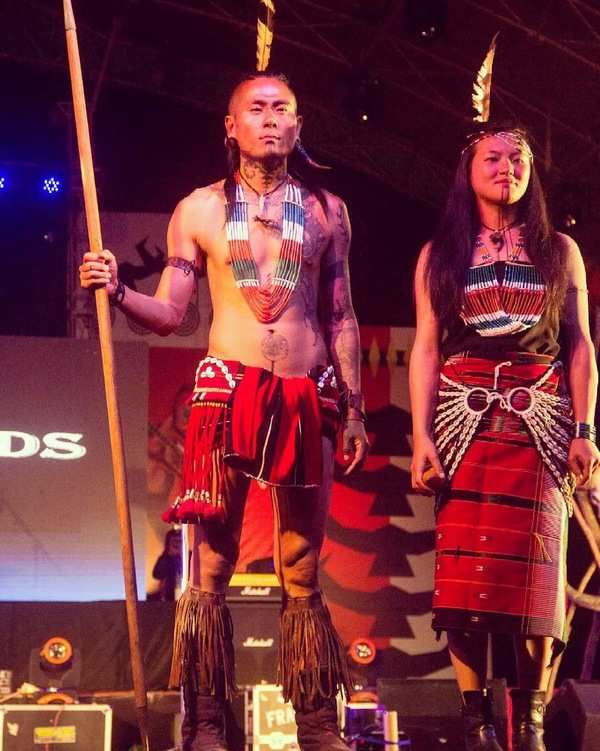 Descendant of the Warrior Tribe- Naga Tattooed Man Stock Photo - Image of  tangkhul, naga: 80595022
