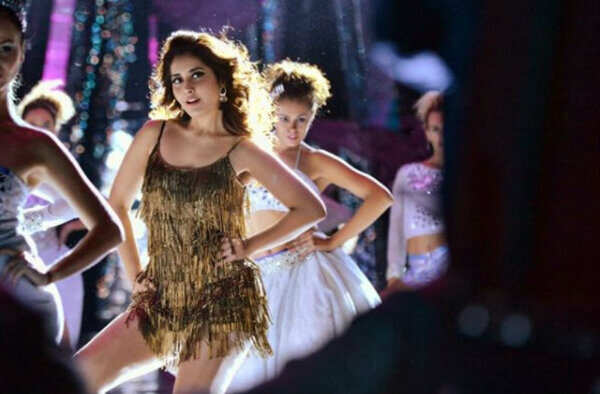 Rashi Khanna in a still from the song Tring Tring