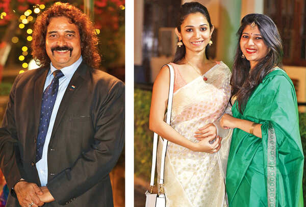R P Singh (R) Antara and Trina (BCCL/ Aditya Yadav)