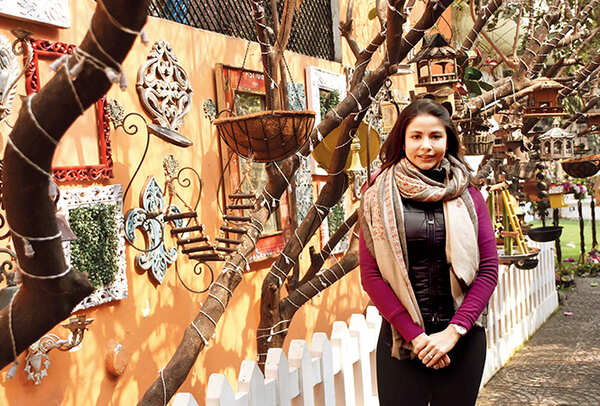 Ameira Punvani at one of her favourite hangouts in the city at Mall Avenue, Lucknow (BCCL/ Farhan Ahmed Siddiqui)
