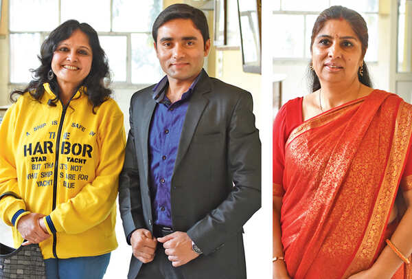 Mini and Shameem (R) Monica Bhonwal (BCCL/ Pics: Farhan Ahmad Siddiqui)