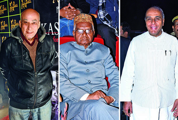 Mithilesh Chaturvedi, Bhanu Pratap and Jagdambika Pal (BCCL/ Vishnu Jaiswal)