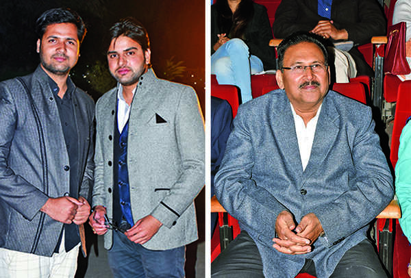 Rahul Dubey and Navneet Mishra (R) Ramesh Chand Gupta (BCCL/ Vishnu Jaiswal)