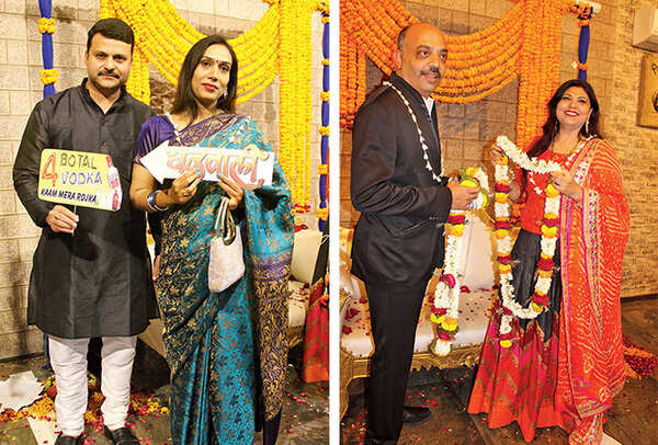 Amit and Neetu Singh (R) Atul Dewan and Ruhi Dewan (BCCL/ Arvind Kumar)