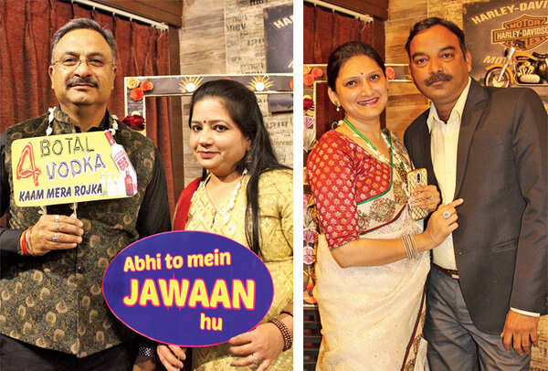 Vikas and Payal (R) Namita and Sanjay Dewan (BCCL/ Arvind Kumar)