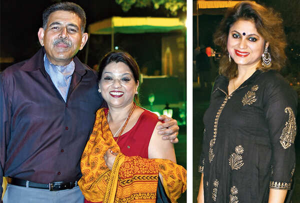 Ajit and Abha Kapoor (R) Anjali (BCCL/ Farhan Ahmad Siddiqui)