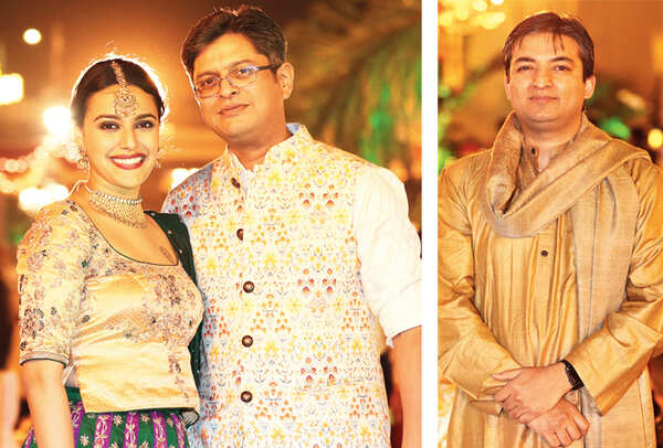 Swara Bhasker and Himanshu Sharma with Abhay Joshi  (BCCL/ Aditya Yadav)