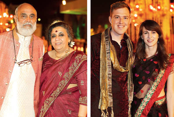 Uday and Ira Bhasker and Aga and Travis (BCCL/ Aditya Yadav)