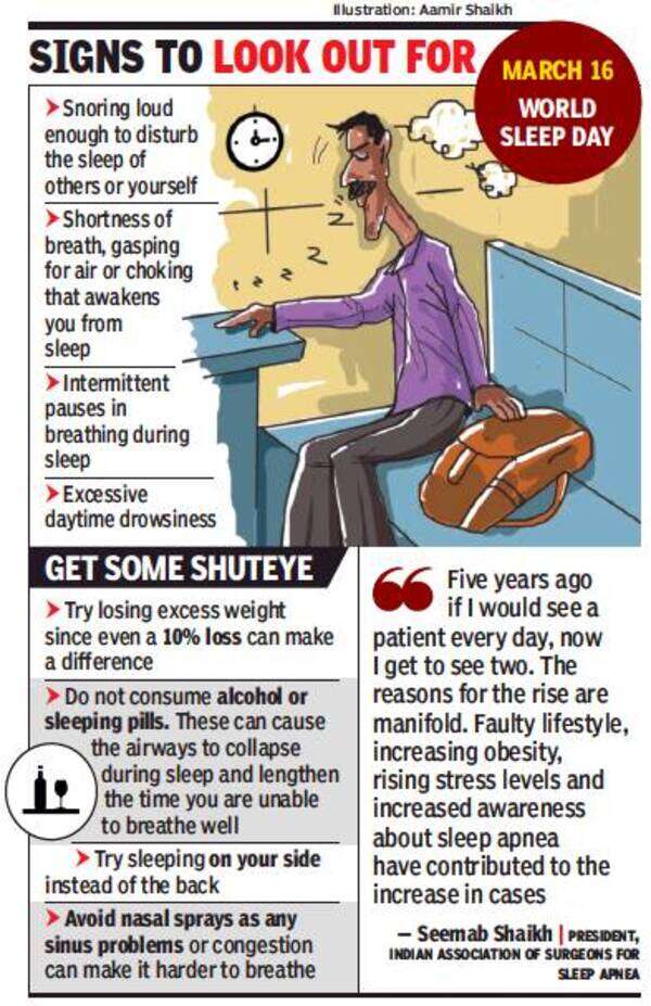 Drowsy through the day? Meet your doctor | Pune News - Times of India