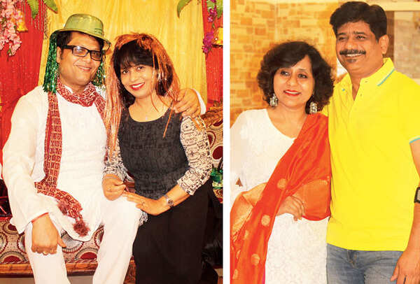 Anupam and Arti (R) Vibha Sahai and Mohit (BCCL/ Arvind Kumar)