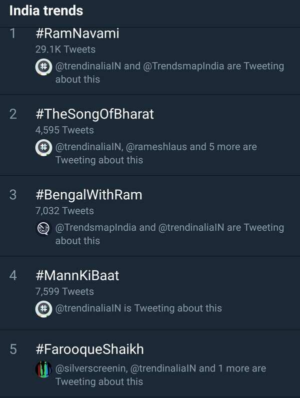 Bharat Ane Nenu first song The Song of Bharat trend on twitter
