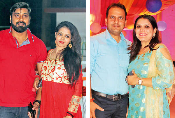 Navin and Shweta Singh (R) Raj and Shweta  (BCCL/ Arvind Kumar)