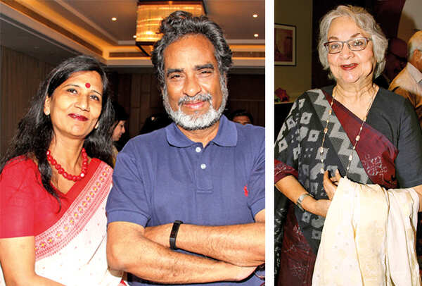 Anant and Kunjshree Jauhari with Nira Benegal (BCCL/ Aditya Yadav)