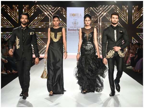Models showcasing Asif's collection