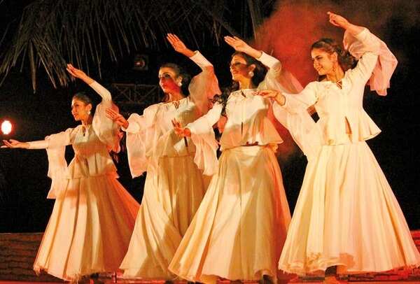 Sufi and Kathak performance was held at Dilkusha Palace at the fifth annual Wajid Ali Shah festival (BCCL/ Farhan Ahmad Siddiqui)