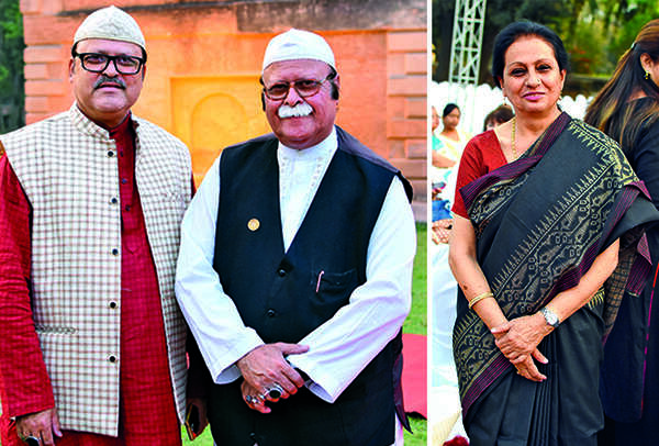Nawab Masood Abdullah, Nawab Jafar Mir Abdullah and Noor Khan (BCCL/ Farhan Ahmad Siddiqui)