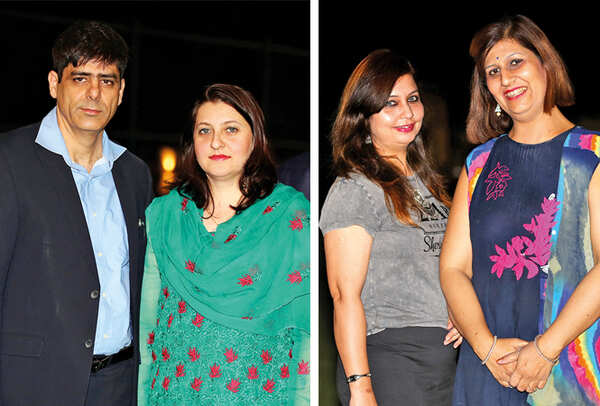 Rehan Khan and Tabassum Fatima (R) Ritu Arora & Meetu Chawla (BCCL/ Aditya Yadav)