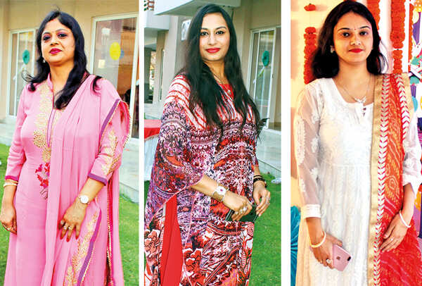 Nandani, Sangeeta Agrawal and Sarika  (BCCL/ Arvind Kumar)
