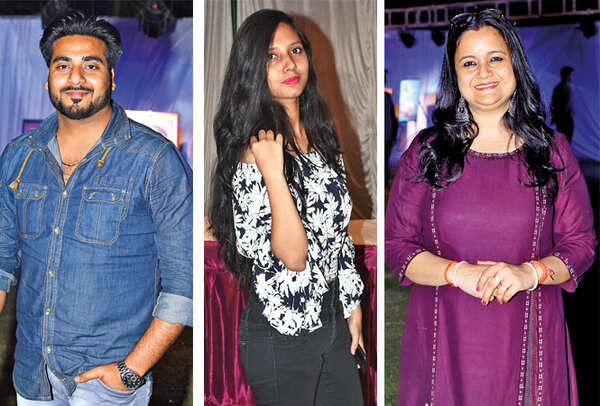 Puneet Shukla , Rishika Singh and Ruchira Singh  (BCCL/ Farhan Ahmad Siddiqui)