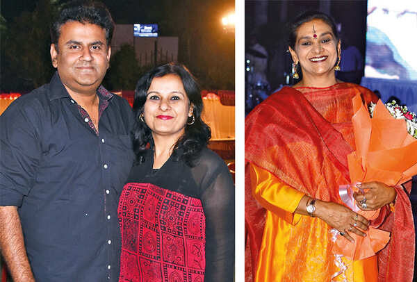 Nagendra and Rachita and Prof Nishi Pandey  (BCCL/ Farhan Ahmad Siddiqui)