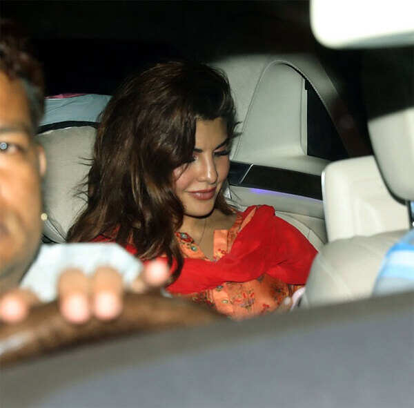 Race 3: Jacqueline Fernandez in Car