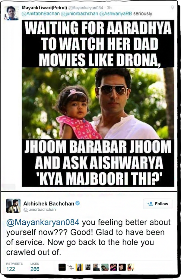 Abhishek troll