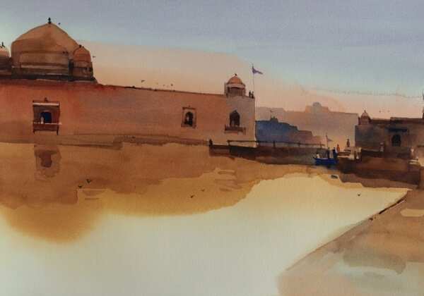 Landscape A%27Dorne the history_14x20