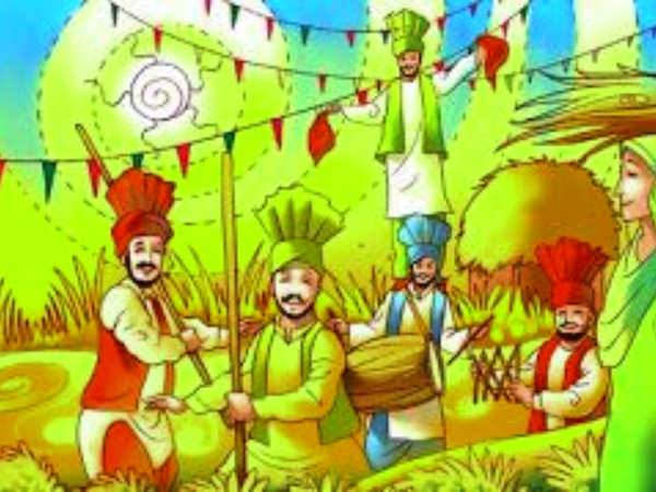 Baisakhi Drawing easy| Baisakhi Festival drawing | Happy Baisakhi Drawing -  YouTube