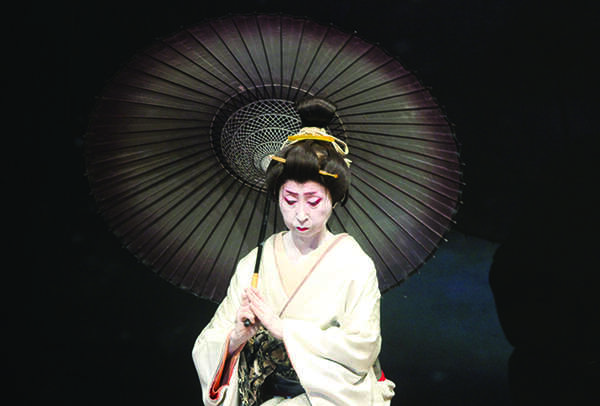 Director and performer Keiin Yoshimura in a scene from the play (BCCL)