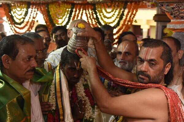 Performing a 2700 year old ritual in the temple